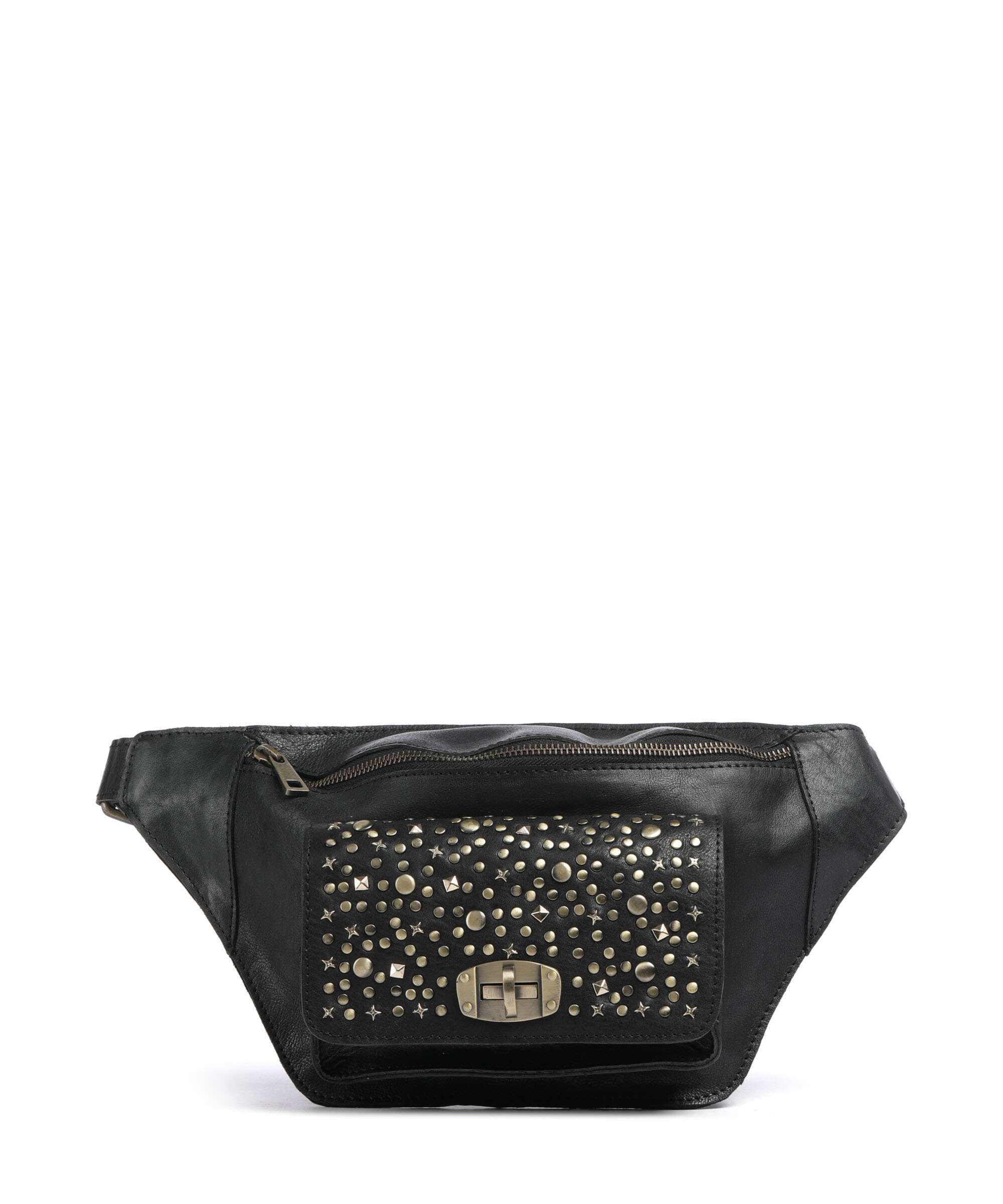 Depeche Metal Memory Belt bag black