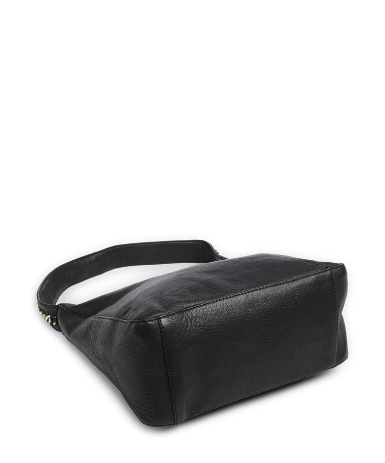 Depeche Gold Casino Hobo bag nero