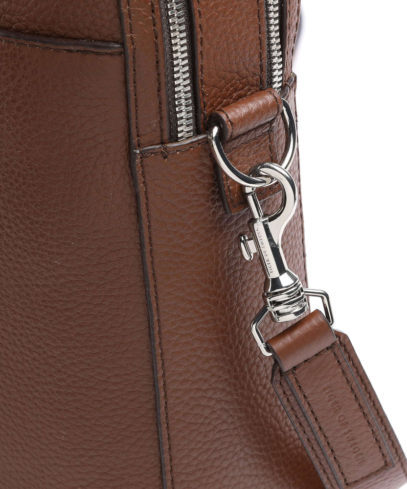 Tiger of Sweden Burin Briefcase cognac