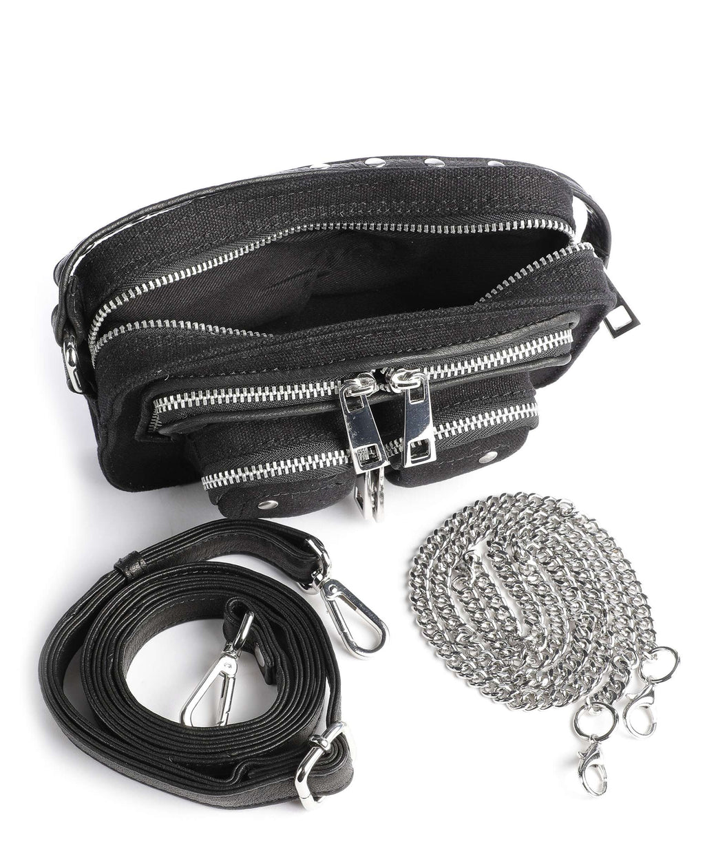 Núnoo Recycled Canvas Helena Crossbody bag black