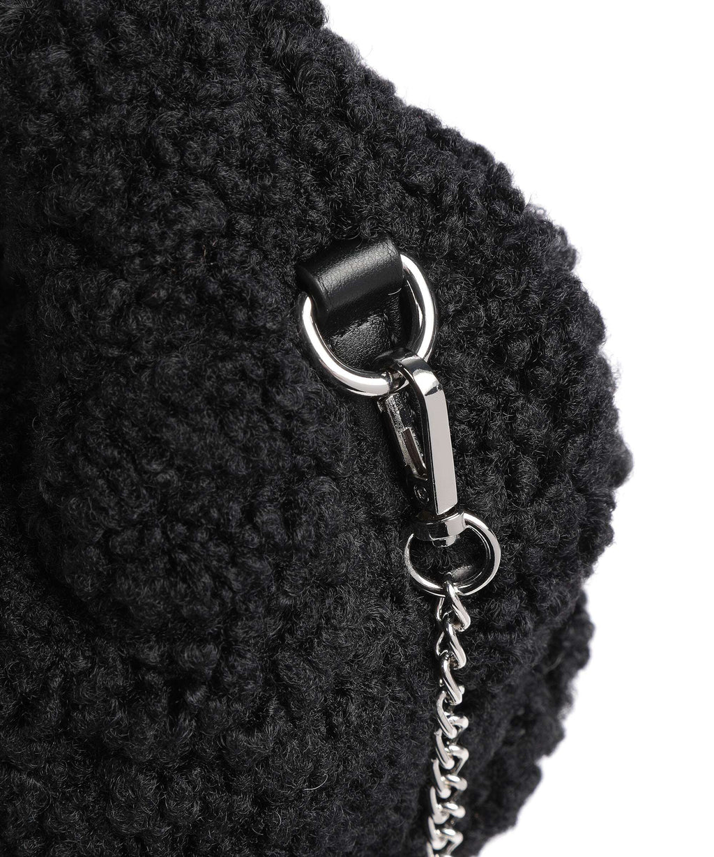 Núnoo Curls Dagmar Hobo bag black