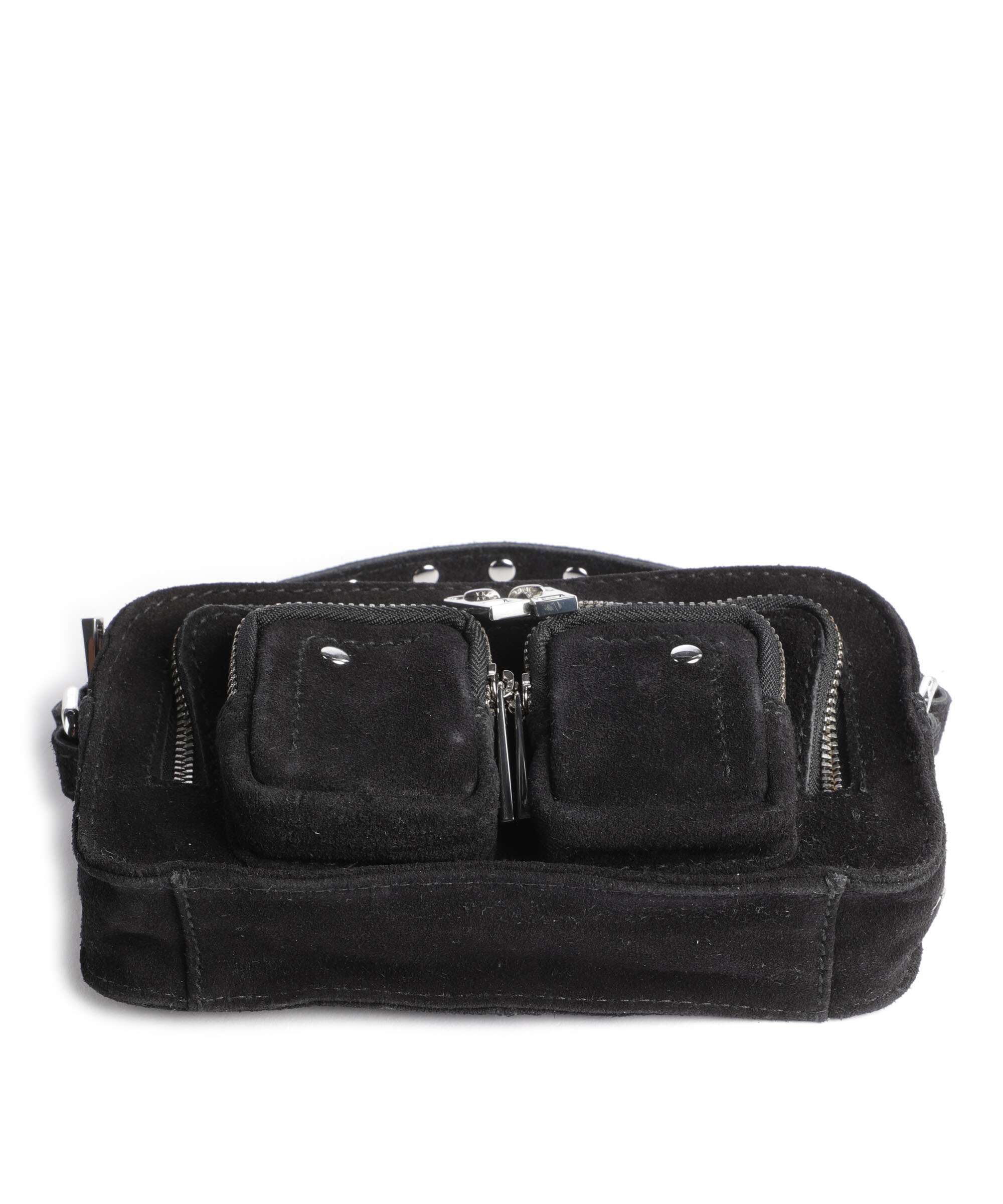 Núnoo Suede Helena Crossbody bag black