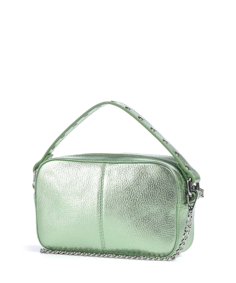 Núnoo Metallic Helena Crossbody bag light green