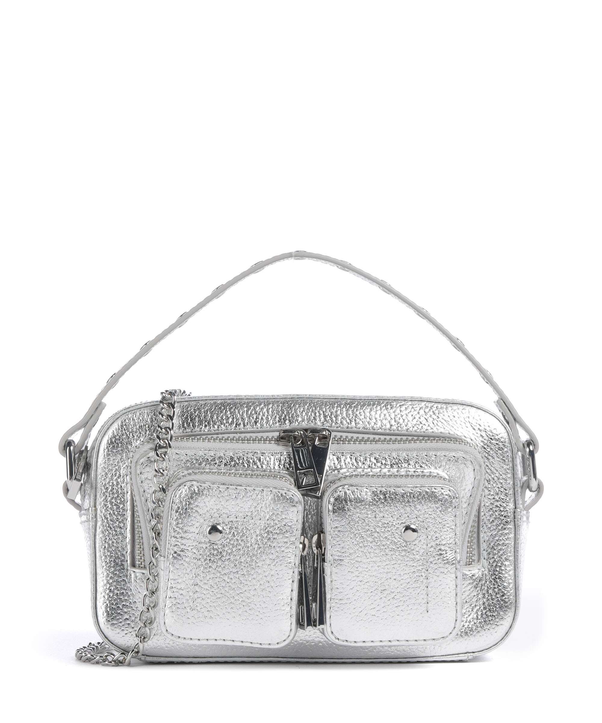 Núnoo Metallic Helena Crossbody bag silver