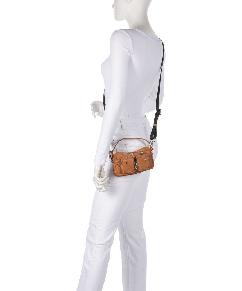 Núnoo Suede Helena Crossbody bag toffee