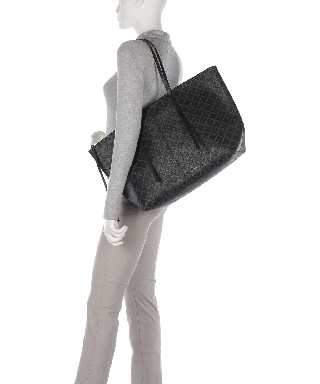 by Malene Birger Luze Tote bag charcoal