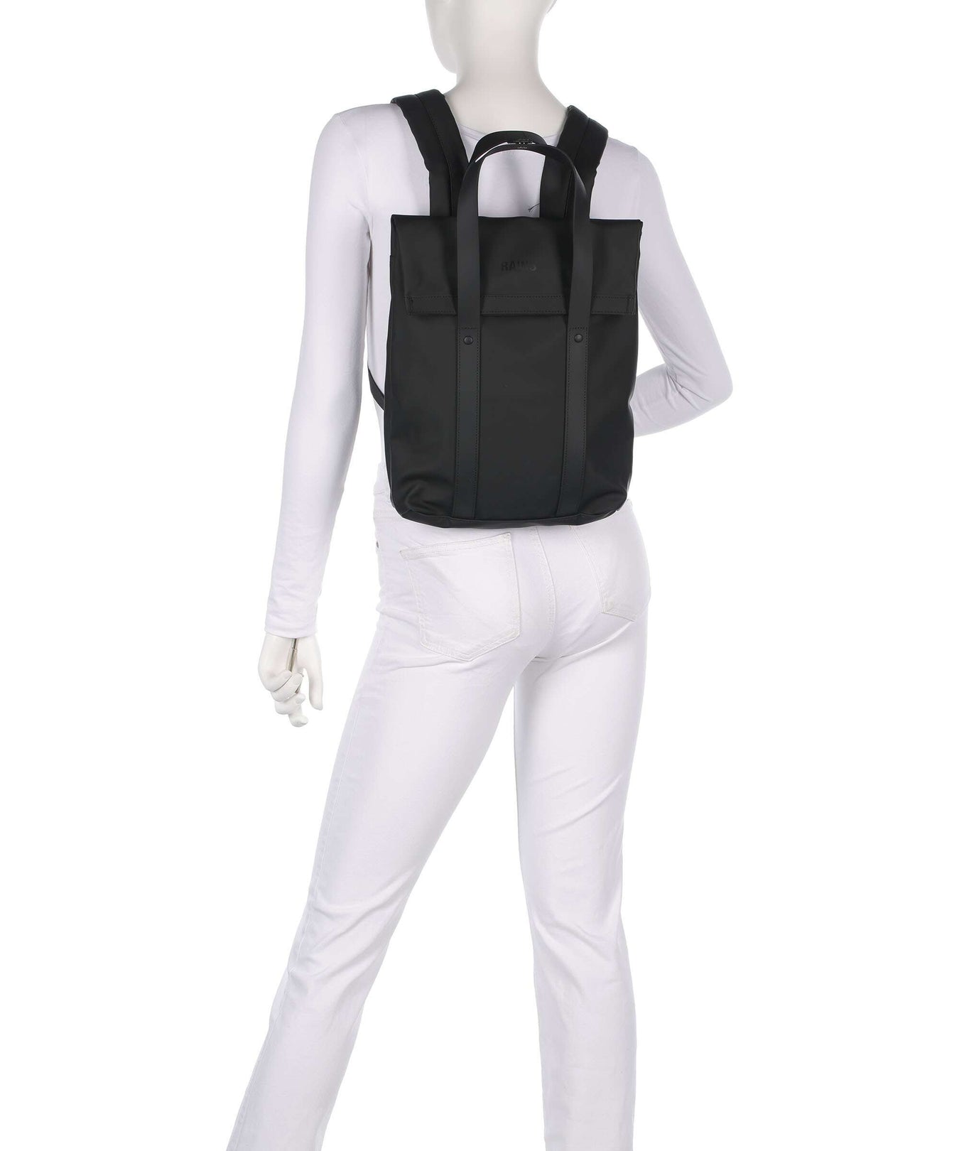 Rains 2 Way Mini Backpack bag black