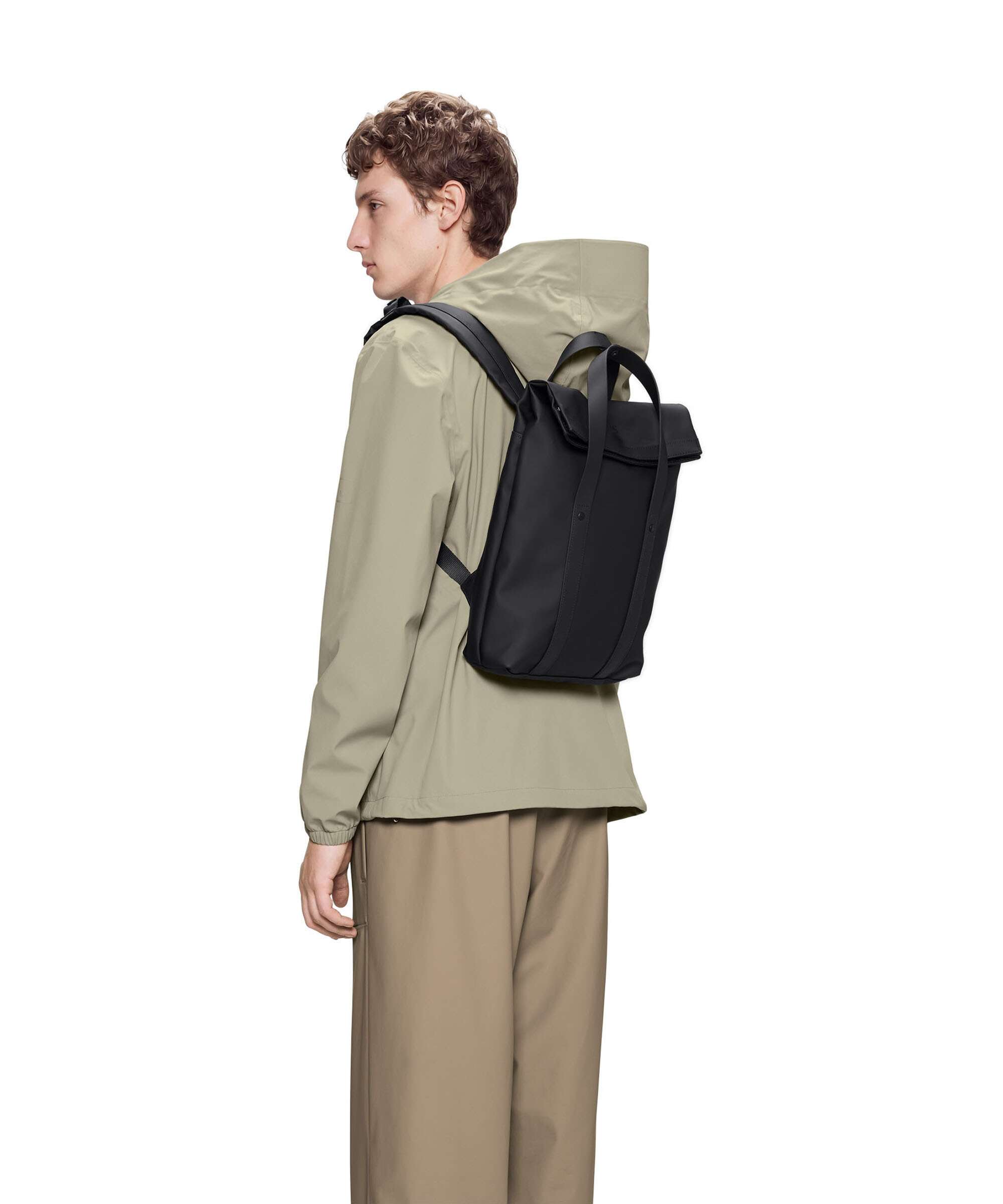 Rains 2 Way Mini Backpack bag black