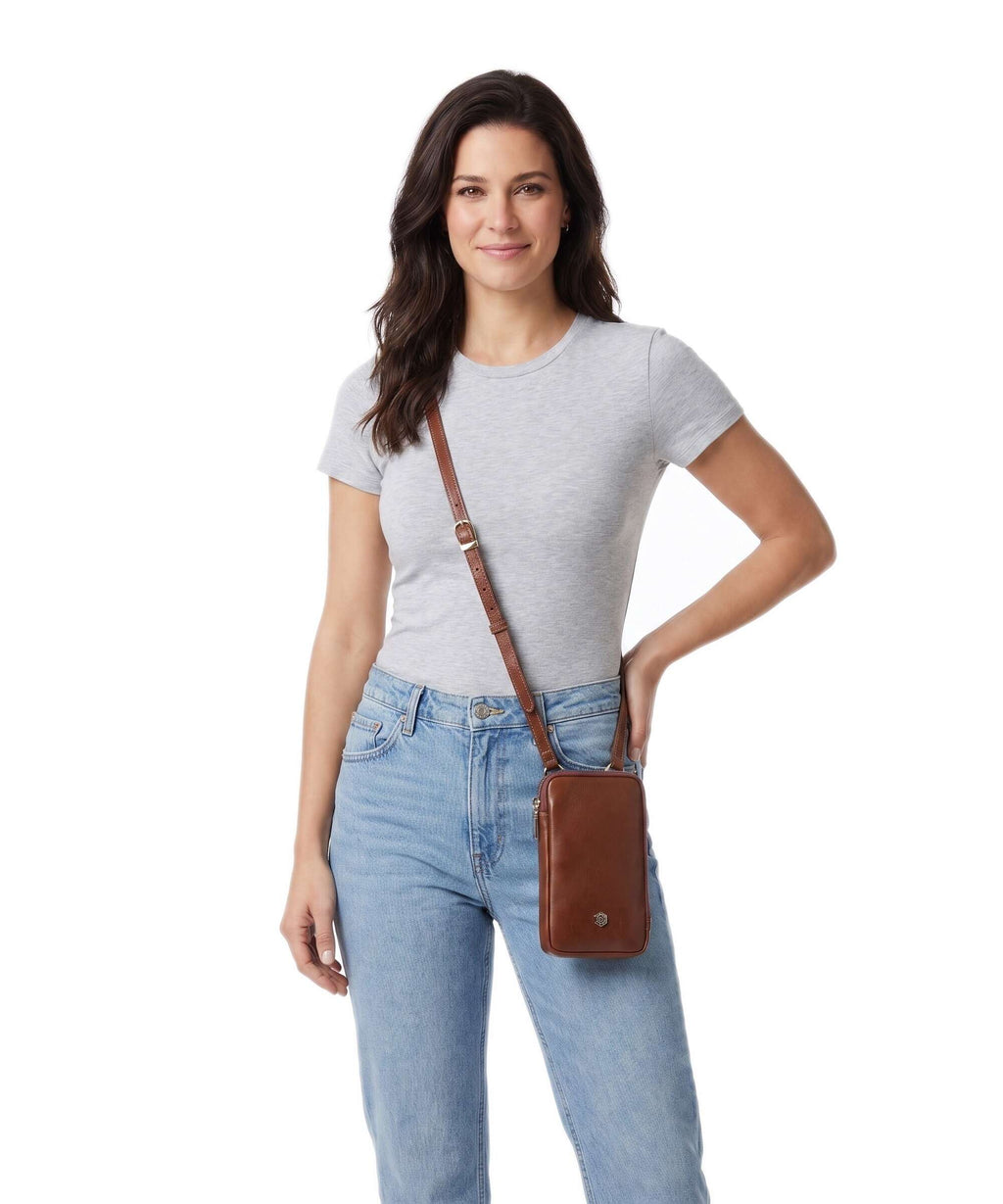 Jekyll & Hide Paris Phone bag tan