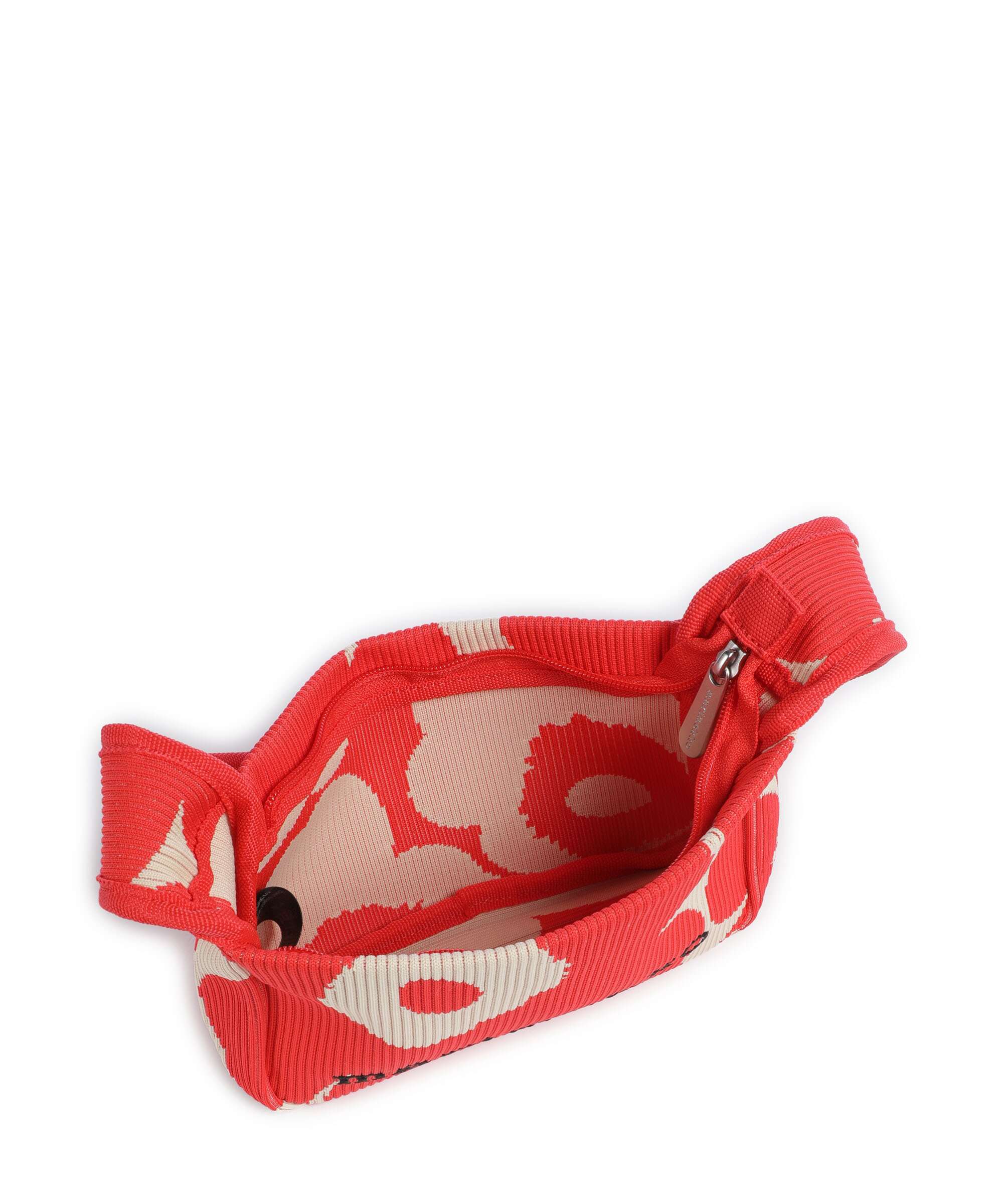 Marimekko Knitted Unikko Crossbody bag pink/beige