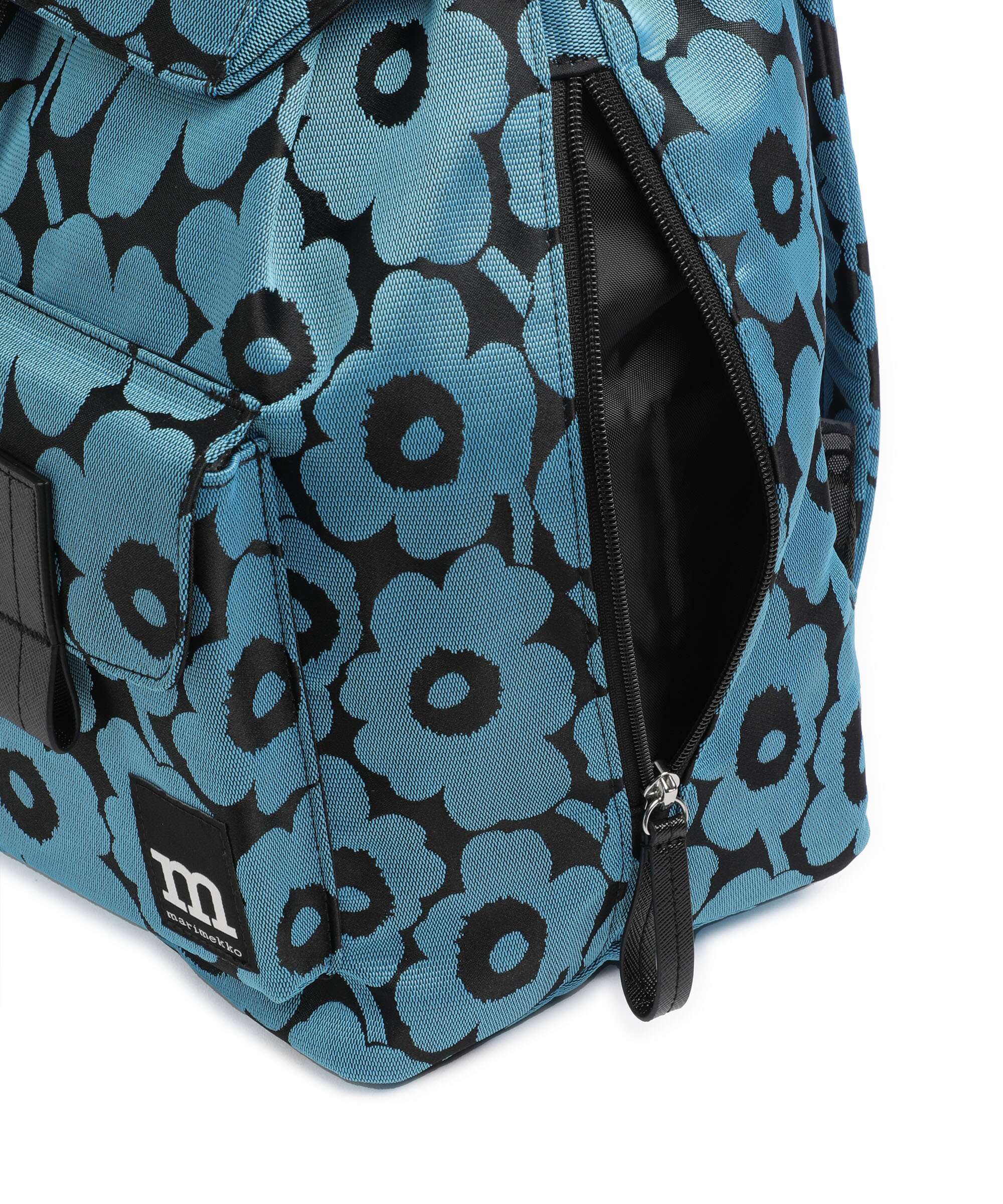 Marimekko Everything Unikko L Backpack blue/black