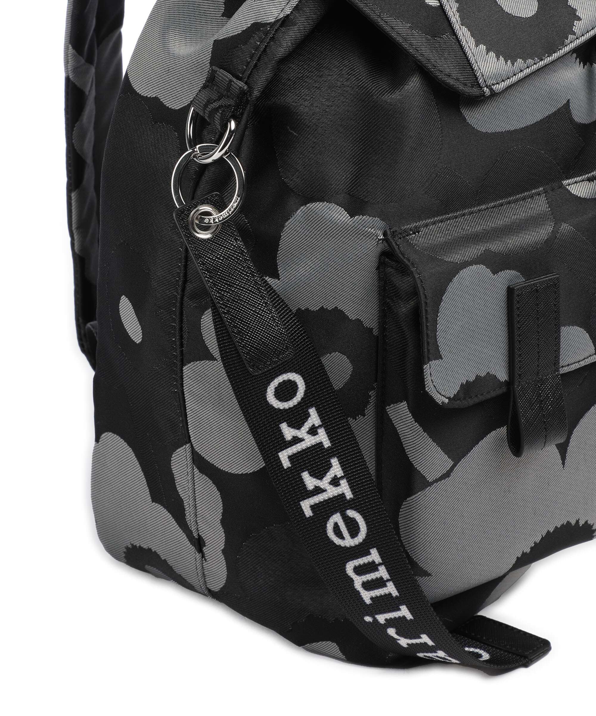 Marimekko Everything Unikko L Backpack grey/dark grey/black