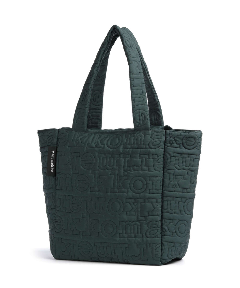 Marimekko Joy M Logo Tote bag dark green