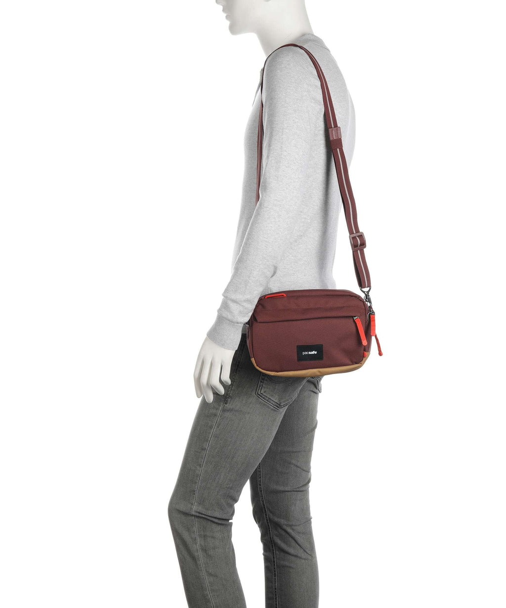 Pacsafe Go Crossbody bag garnet red