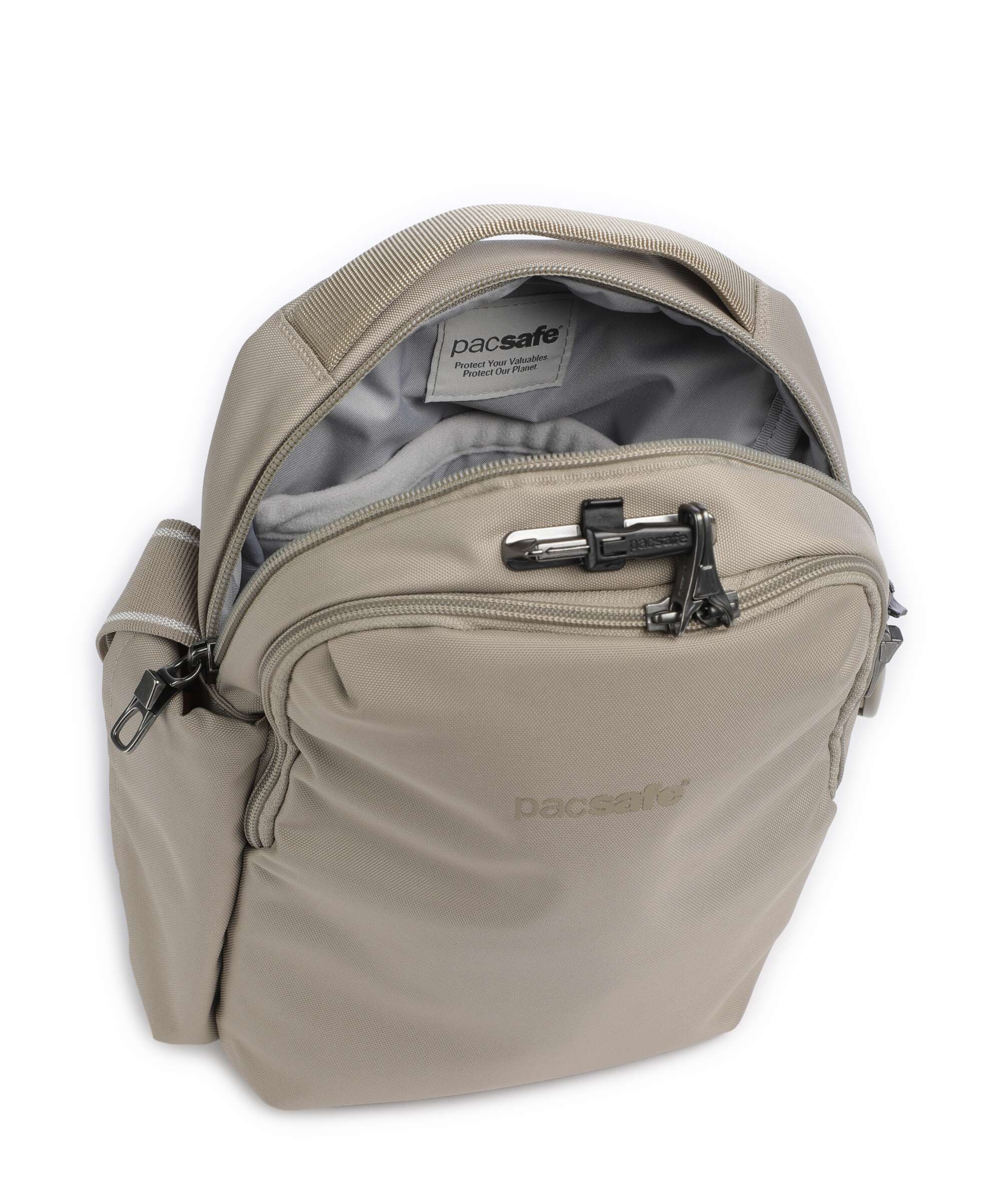 Pacsafe V Crossbody bag beige