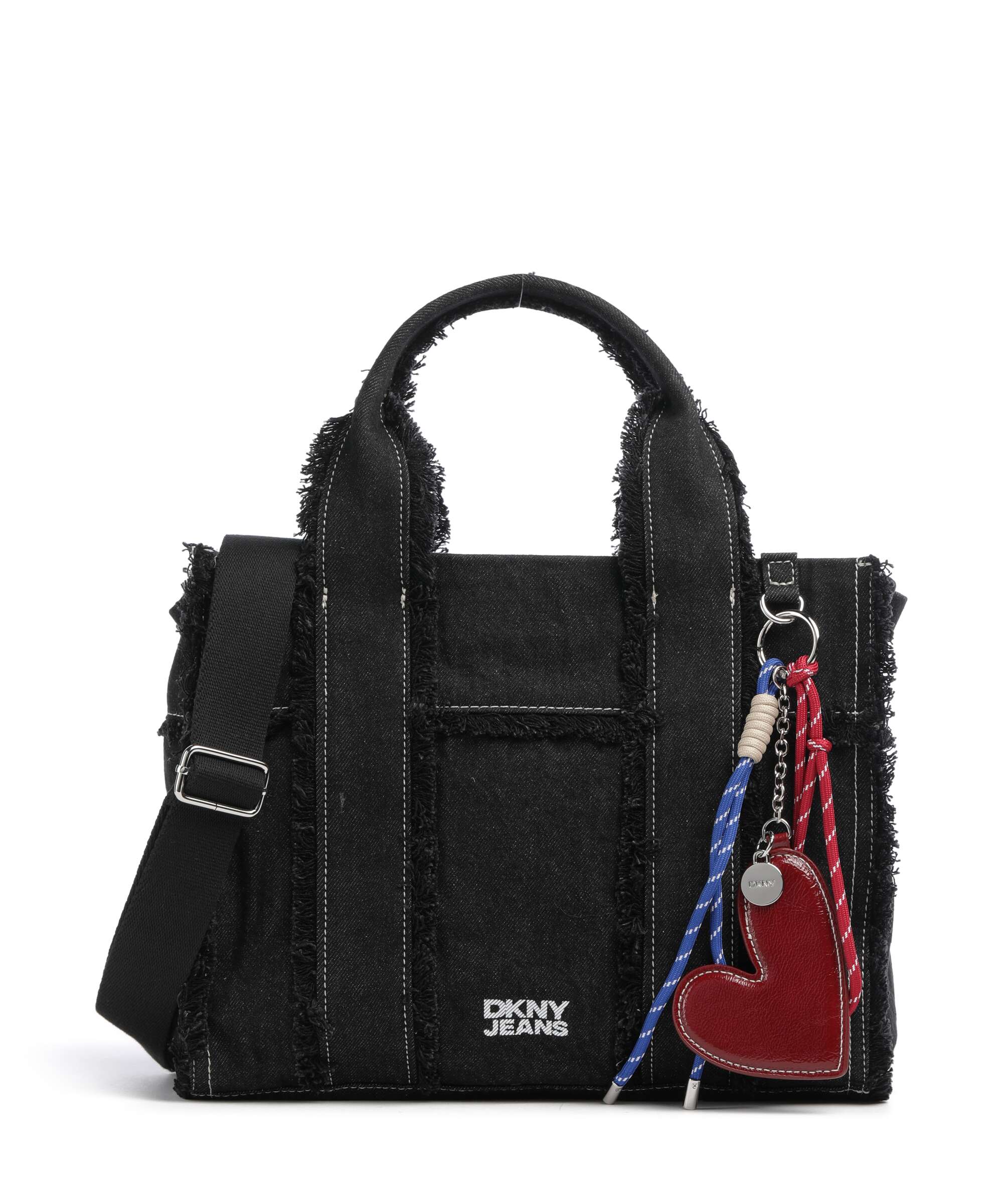 DKNY Barret Medium Handbag black denim