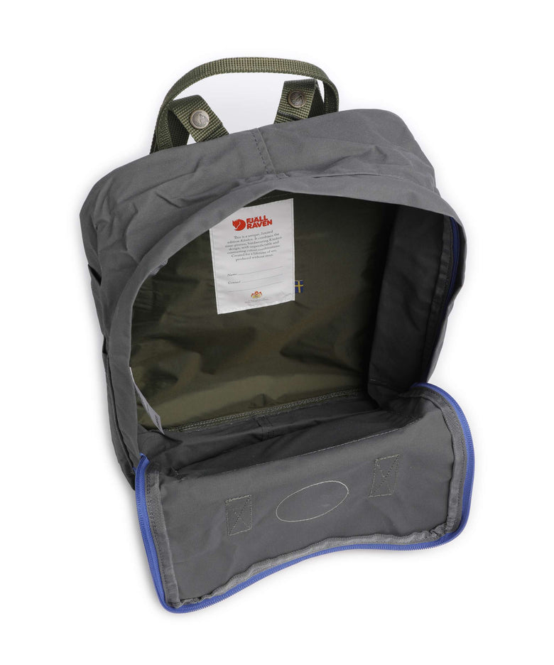 Fjällräven Kånken Koncept Backpack super grey/green