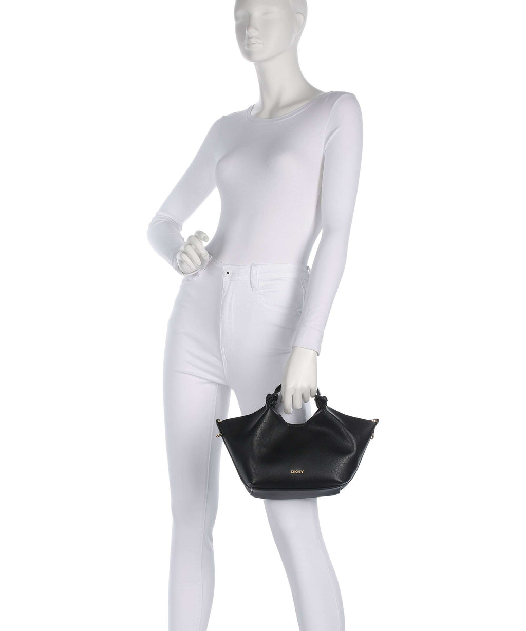 DKNY Paula Commuter Small Handbag black/gold