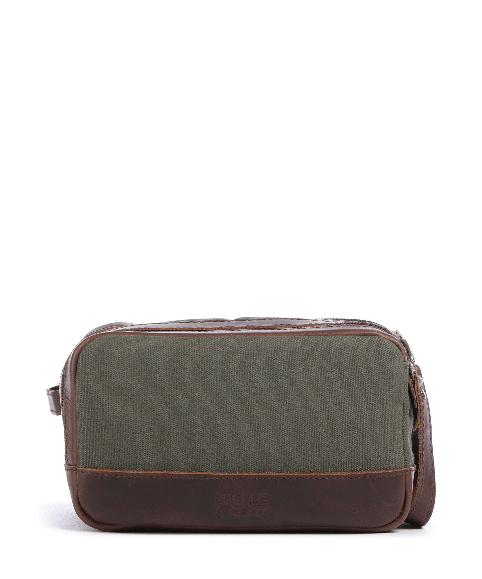 Buckle & Seam Bruno Toiletry bag green