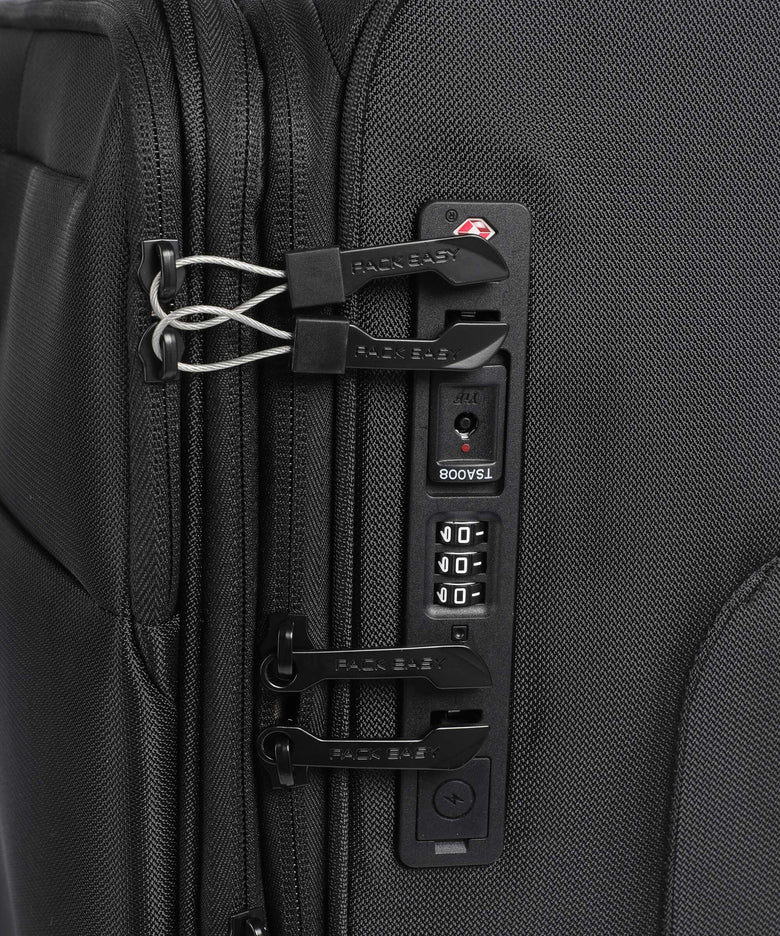 Pack Easy GoUp Spinner (4 wheels) black