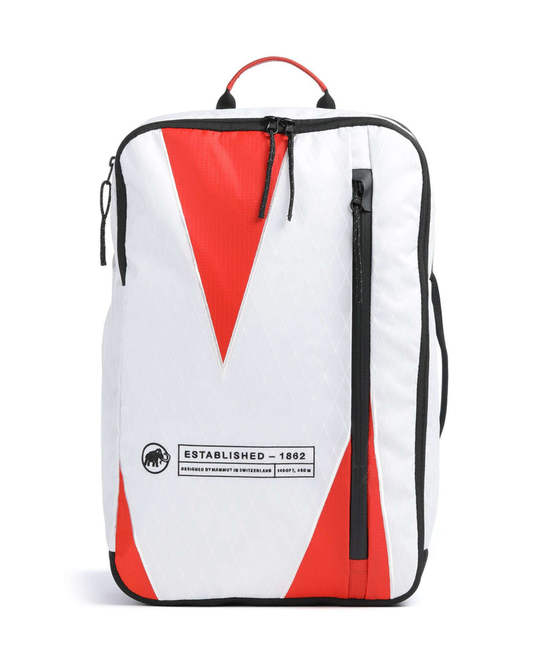 Mammut Seon Alpine Transporter 25 Laptop backpack white/mammut red