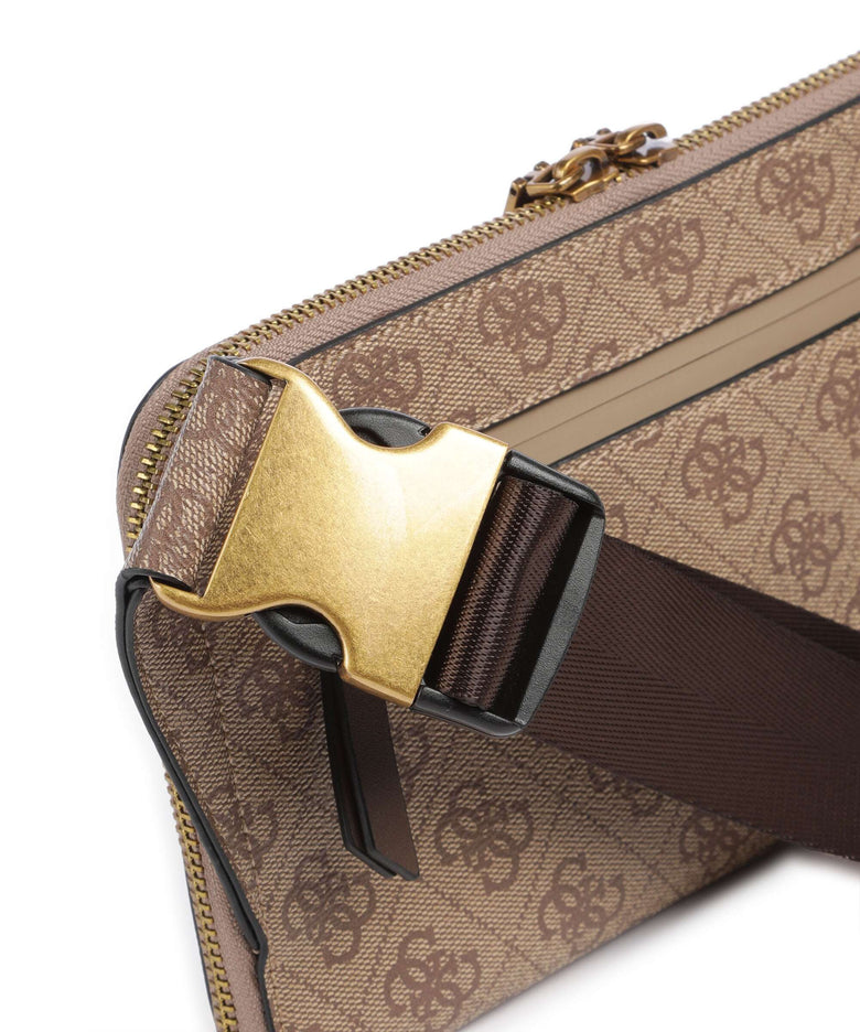 Guess Milano 4G Eco Fanny pack beige/brown