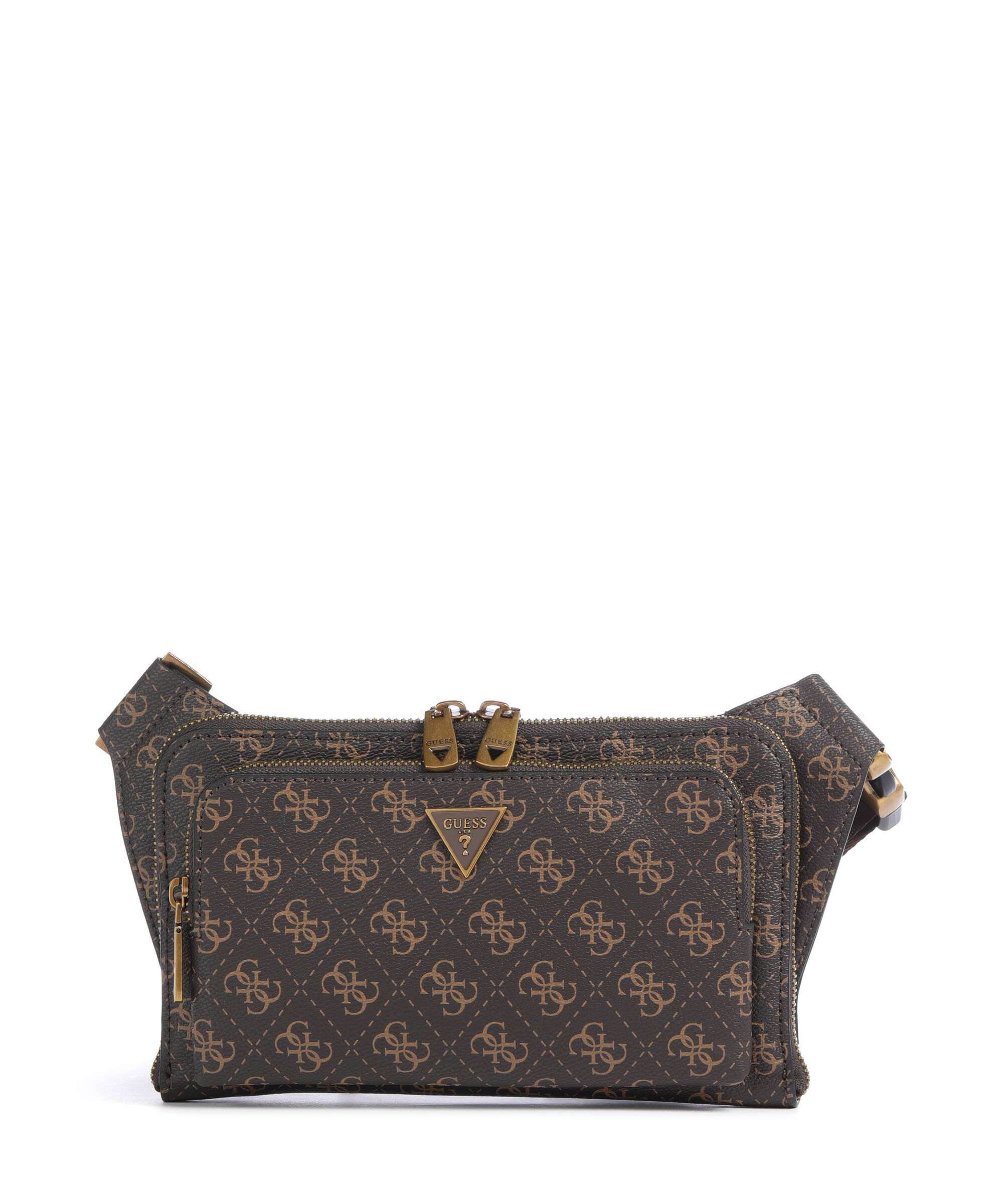 Guess Milano 4G Eco Belt bag brown/ochre