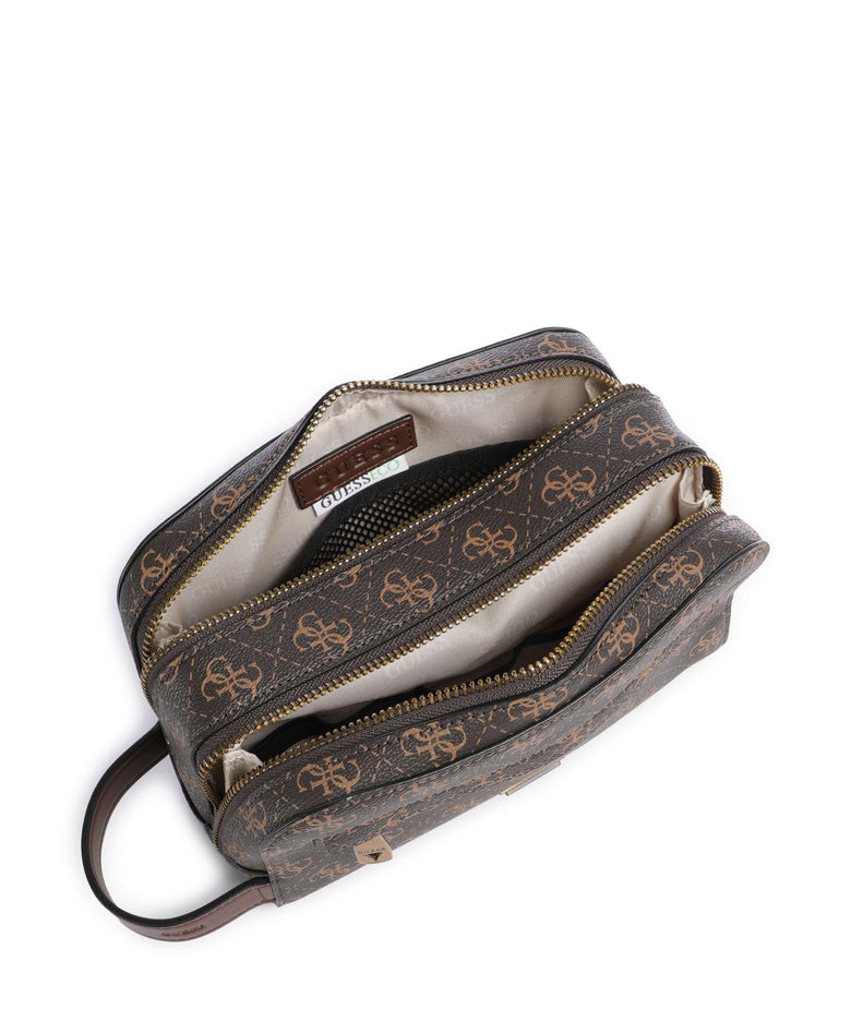 Guess Milano Toiletry bag brown/ochre