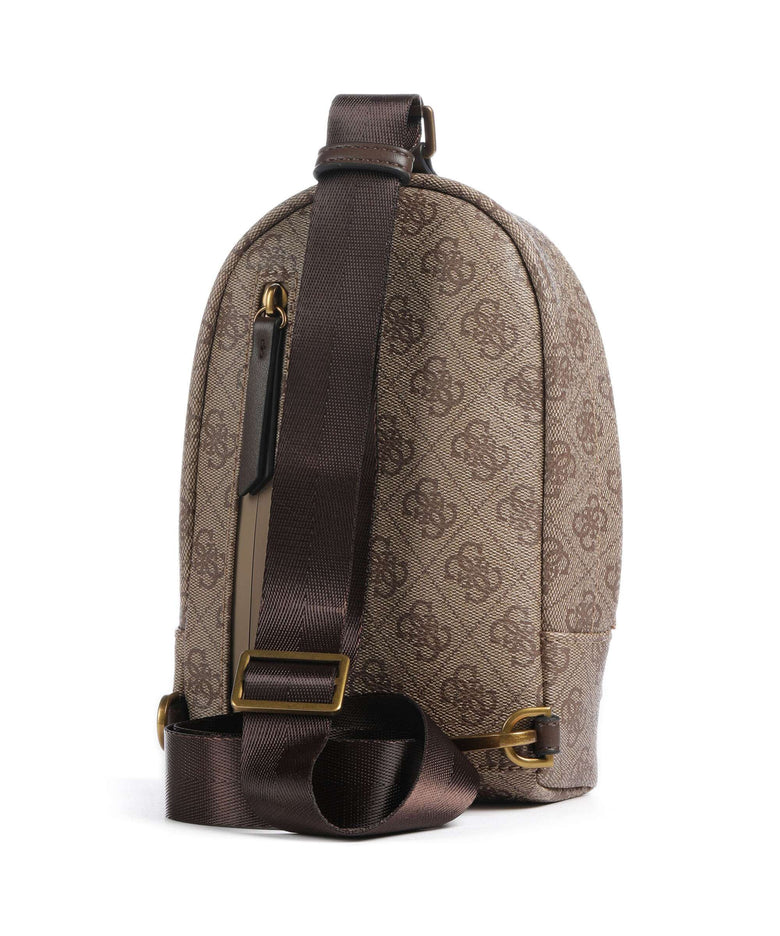 Guess Milano Eco Sling bag beige/brown