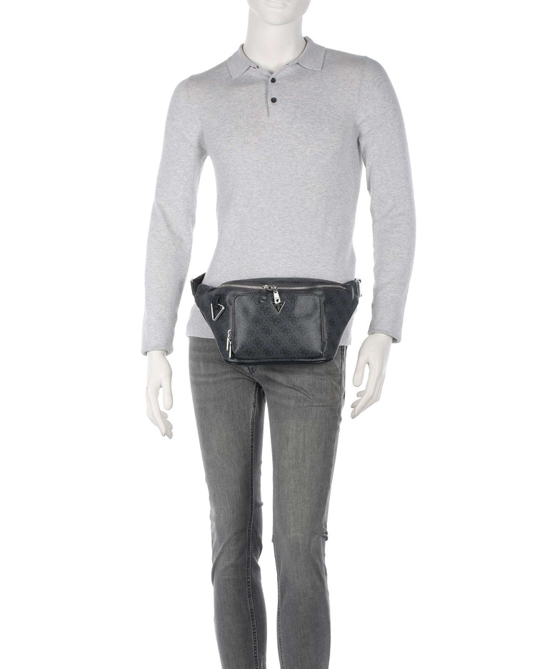 Guess Milano 4G Eco Fanny pack black