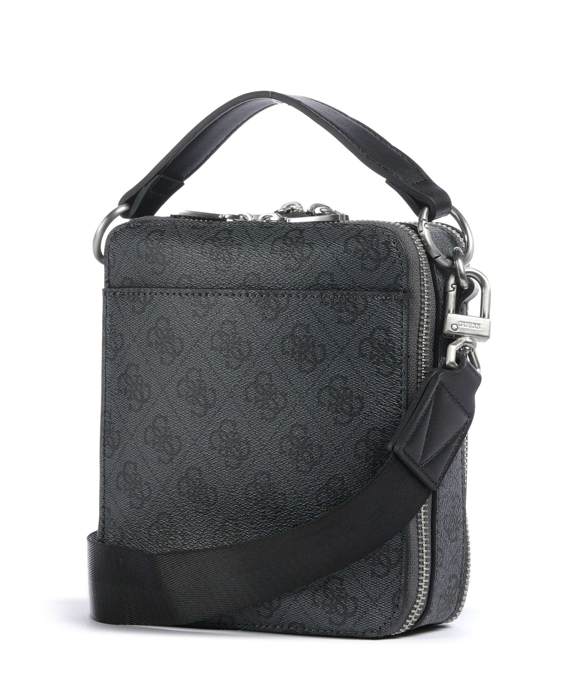 Guess Torino 4G Eco Crossbody bag black