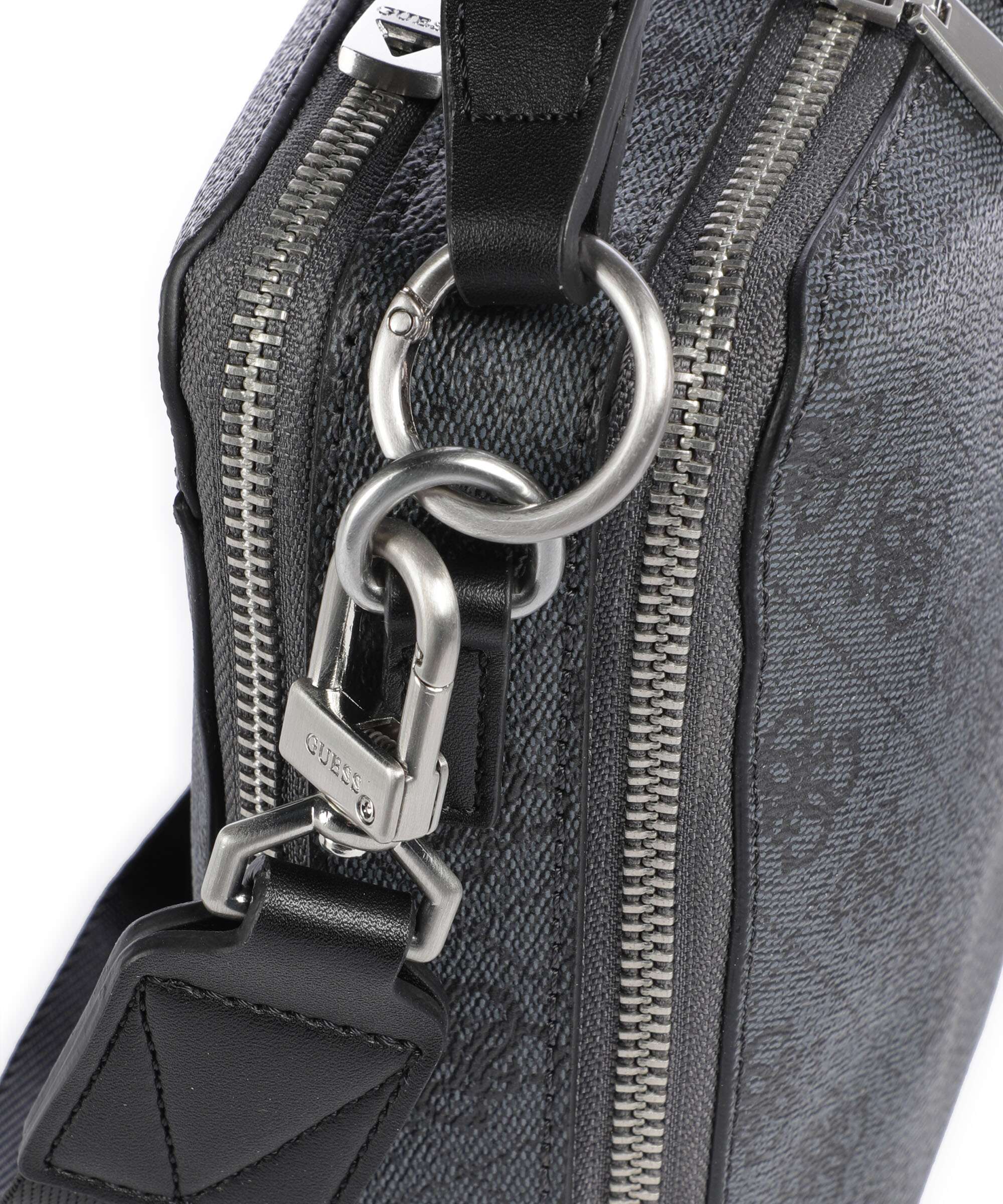 Guess Torino 4G Eco Crossbody bag black