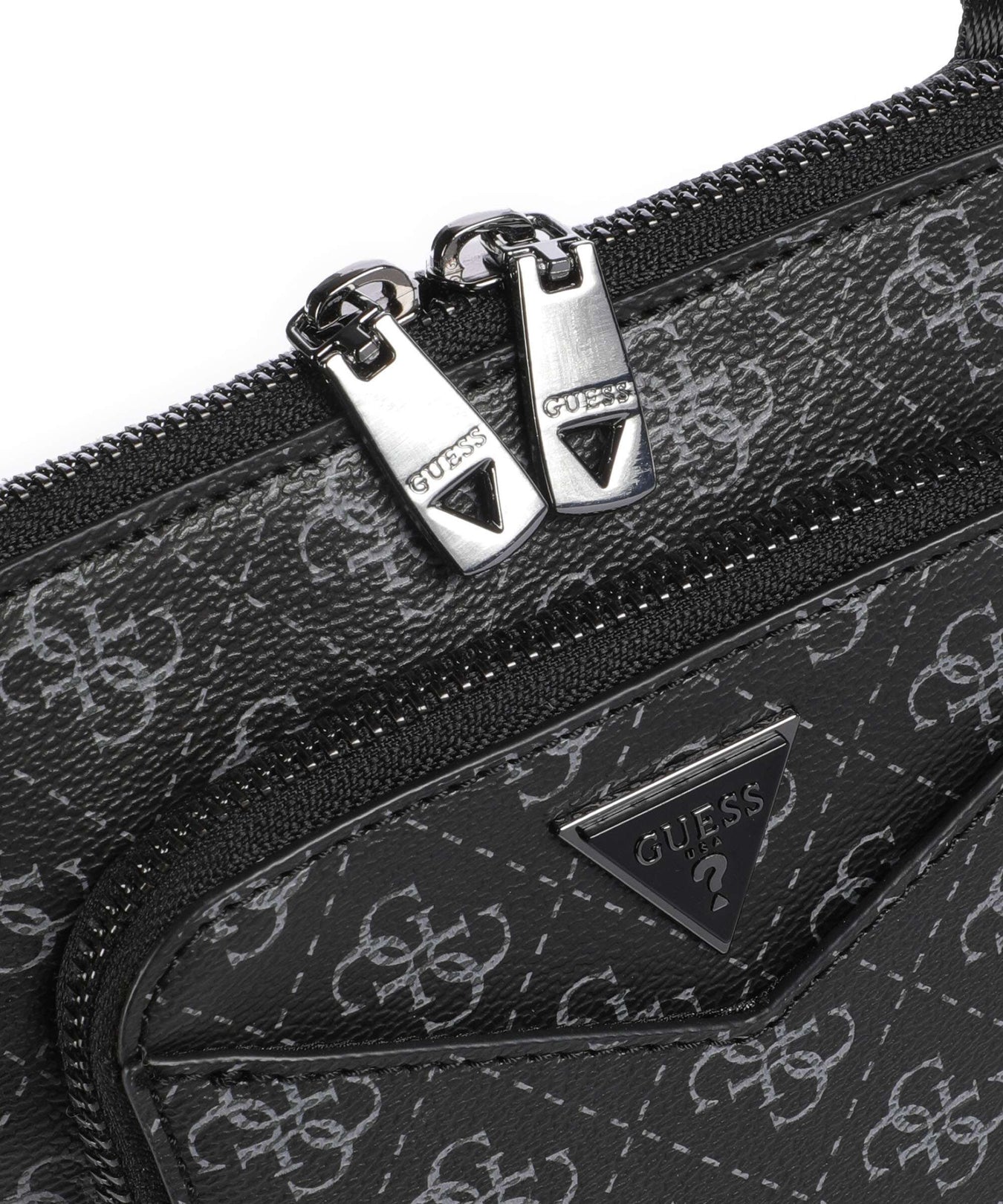Guess Siena 4G Eco Crossbody bag dark black