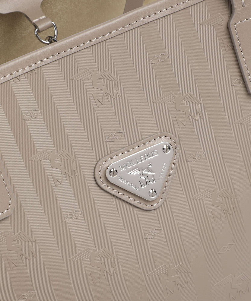 Maison Mollerus Vinerus Bern Tote bag taupe, grau