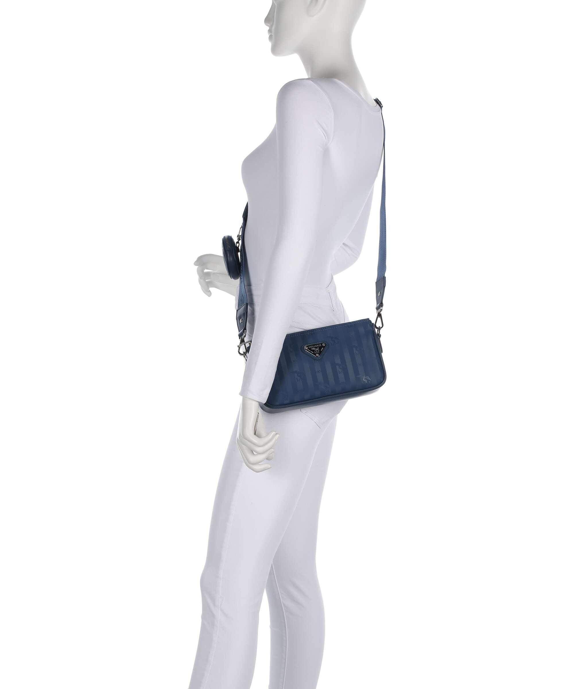 Maison Mollerus Vinerus Zell Shoulder bag deep blau