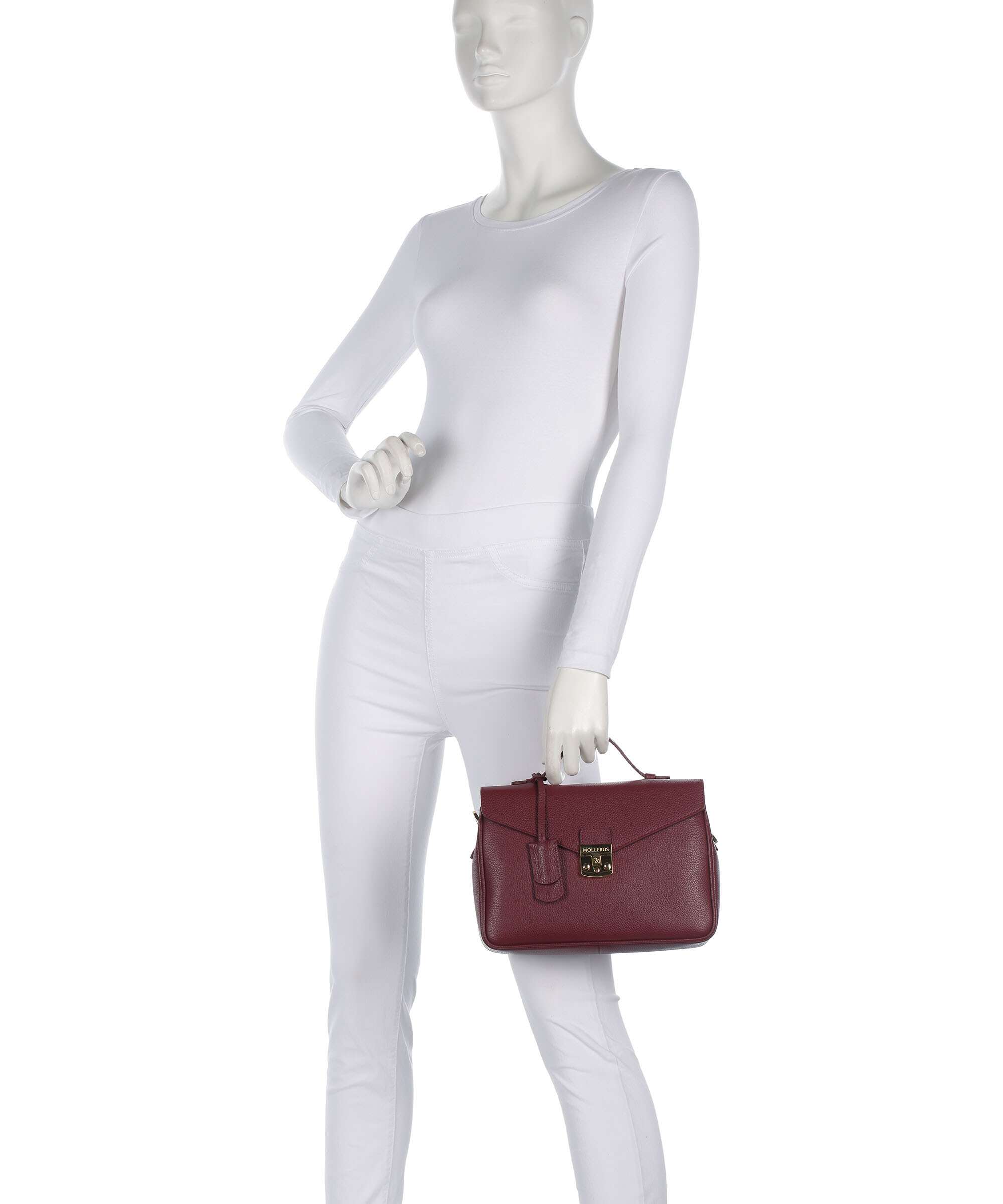 Maison Mollerus Stampato Marly Crossbody bag antique rot