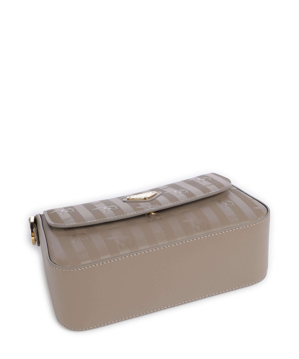 Maison Mollerus Vinerus Noville Crossbody bag taupe grau