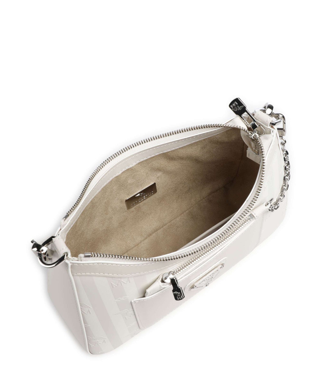 Maison Mollerus Vinerus Castiel Shoulder bag snow weiss