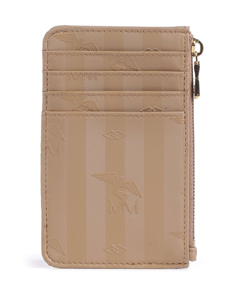 Maison Mollerus Vinerus Gy Credit card holder cappuccino beige