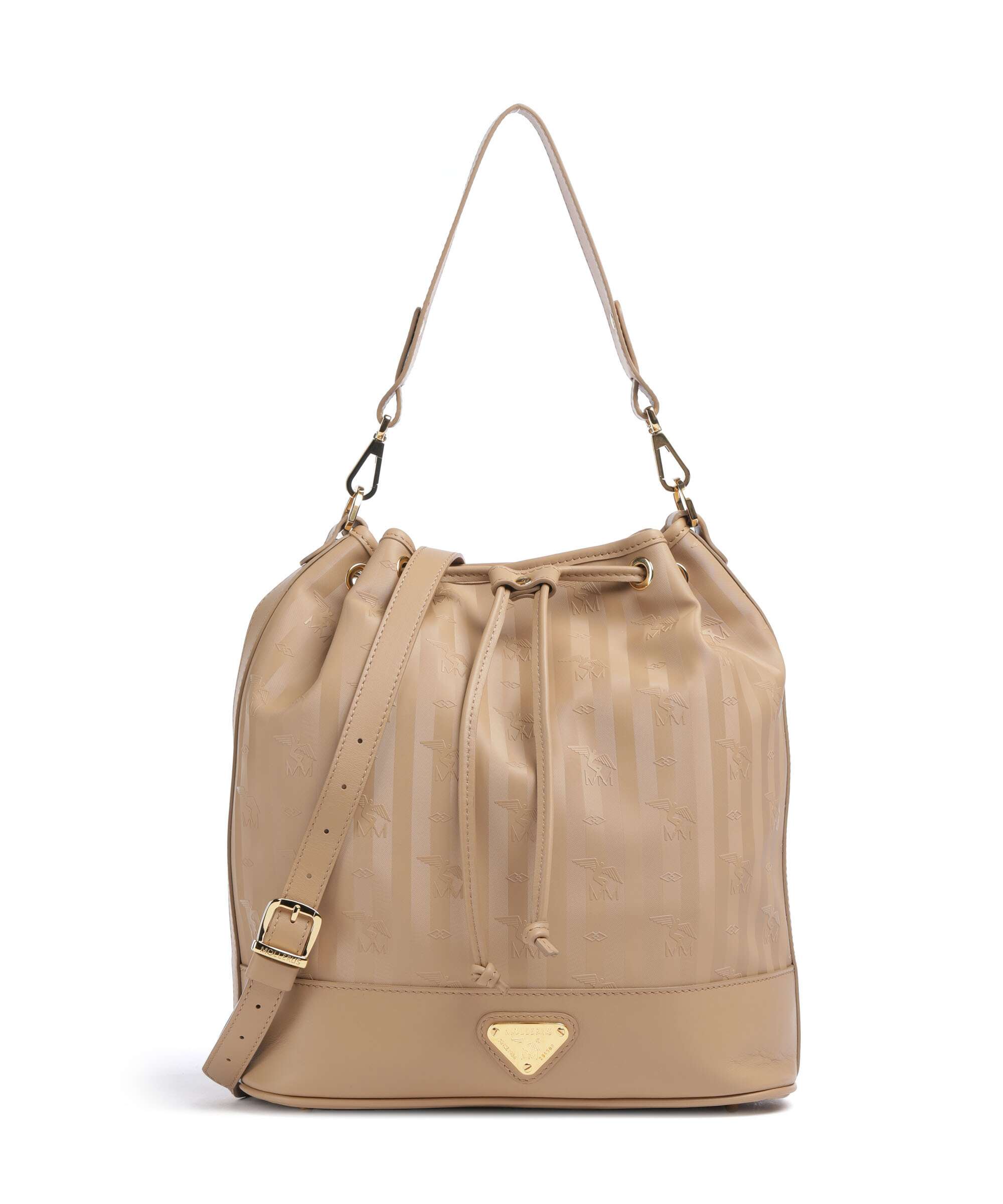 Maison Mollerus Vinerus Niesen Bucket bag cappuccino beige
