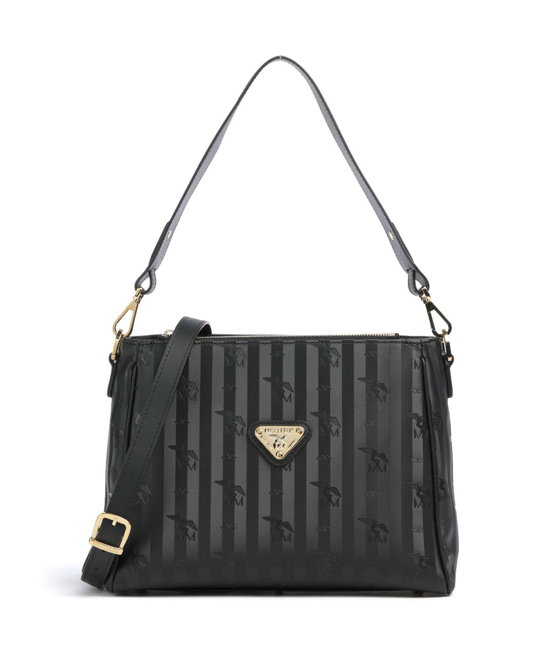 Maison Mollerus Vinerus Nods Shoulder bag schwarz