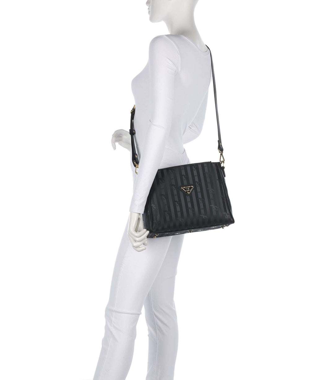Maison Mollerus Vinerus Nods Shoulder bag schwarz