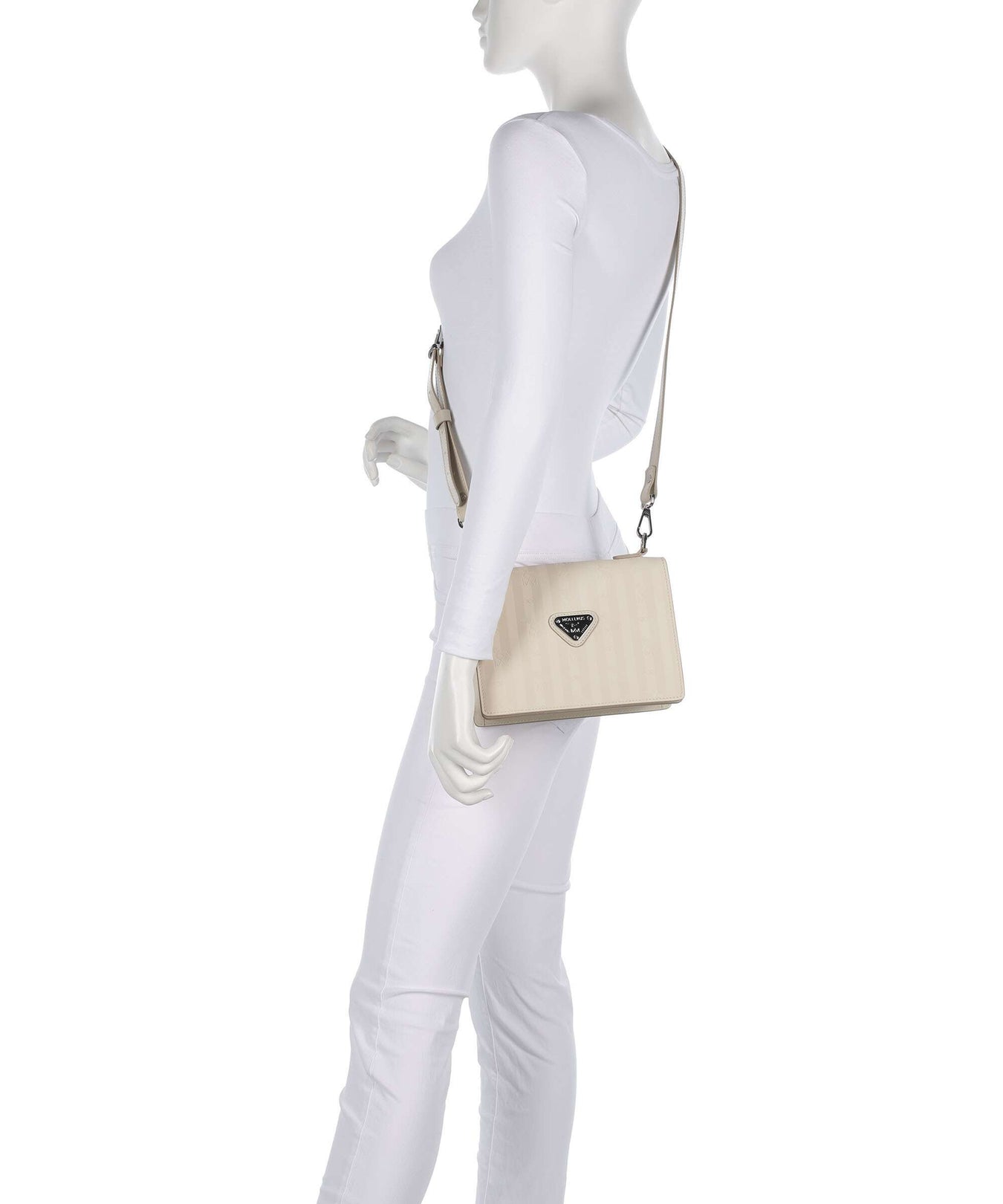 Maison Mollerus Vinerus Melide Crossbody bag pearl