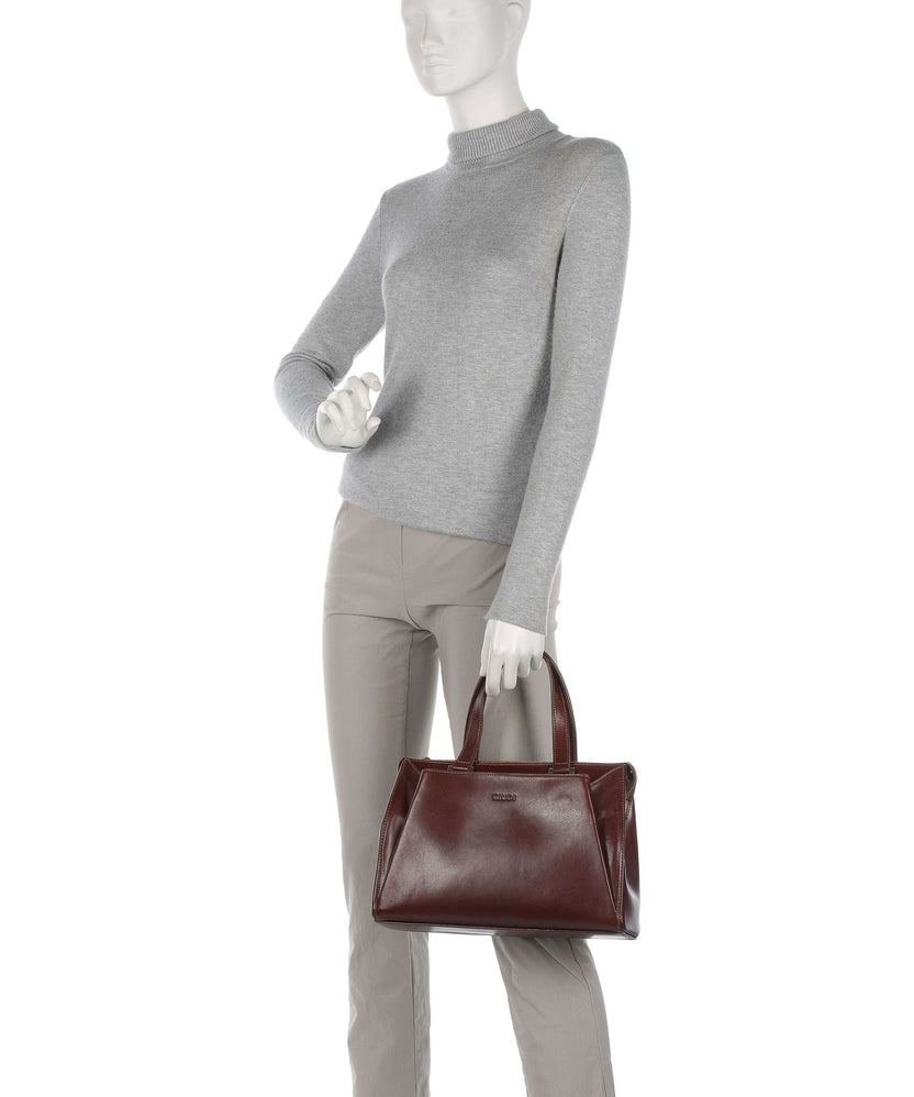 Giudi Crown Handbag brown