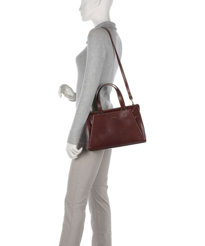 Giudi Crown Handbag brown