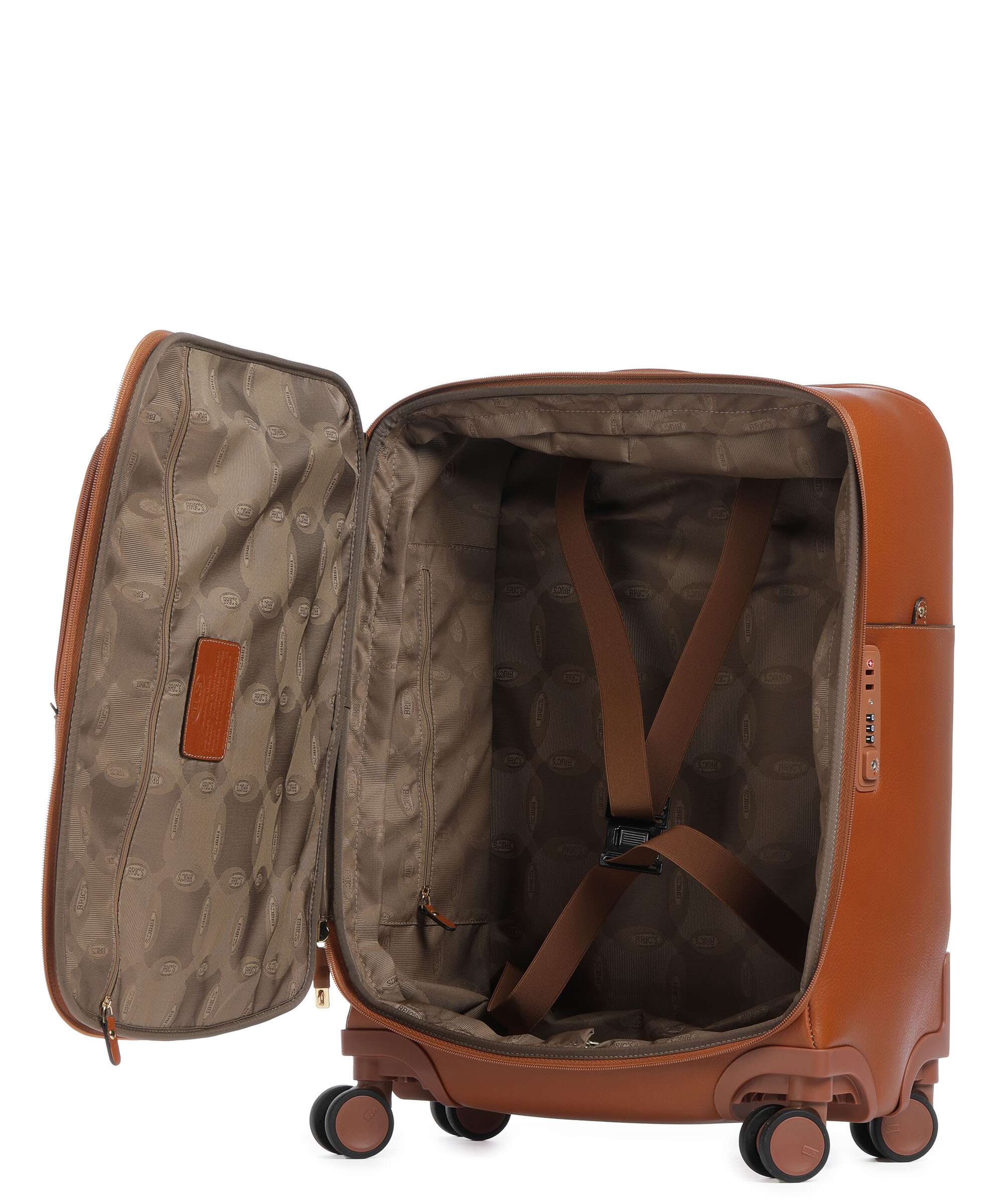 Brics Life Pelle Spinner (4 wheels) leder