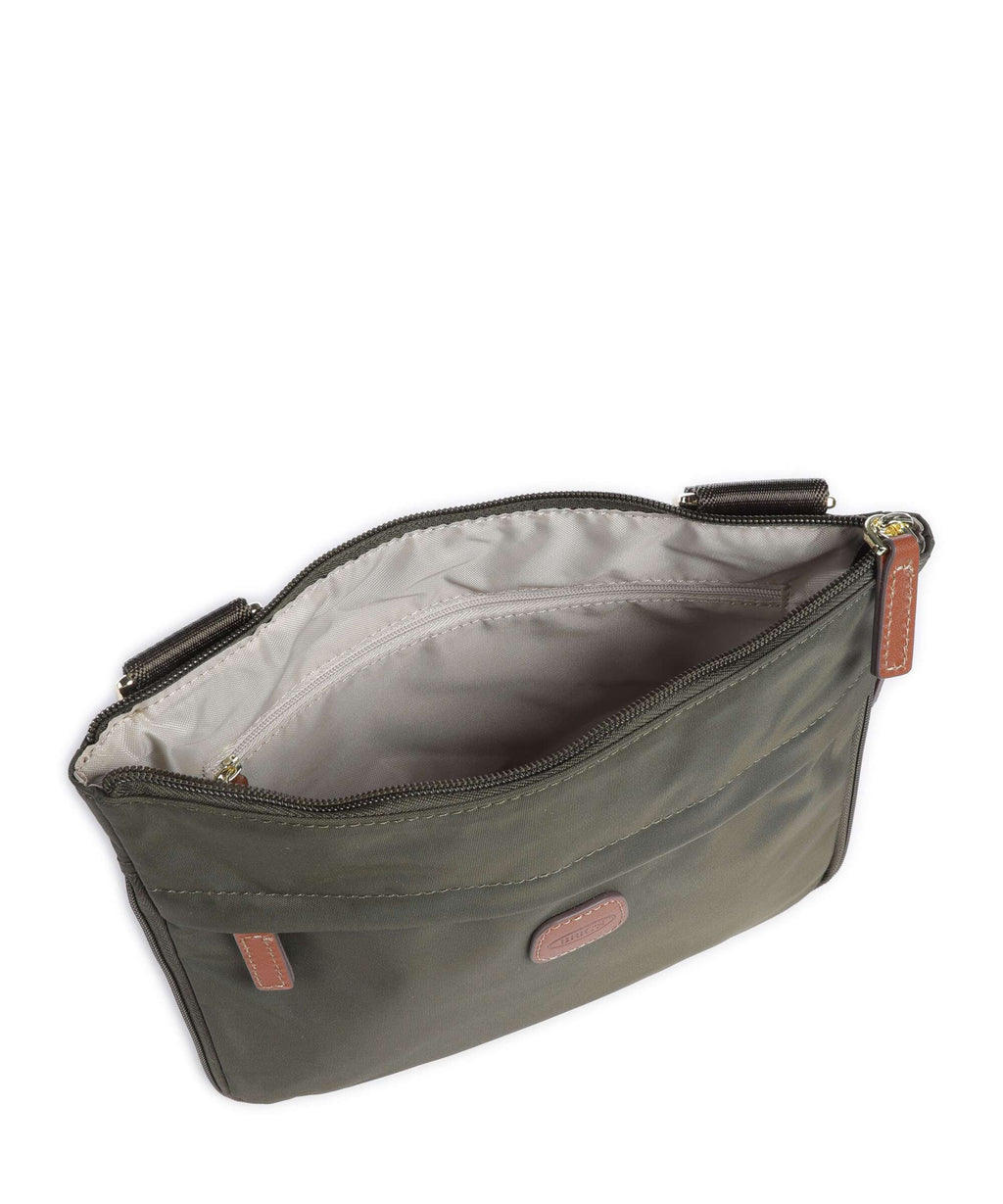 Brics X-Collection Crossbody bag olive