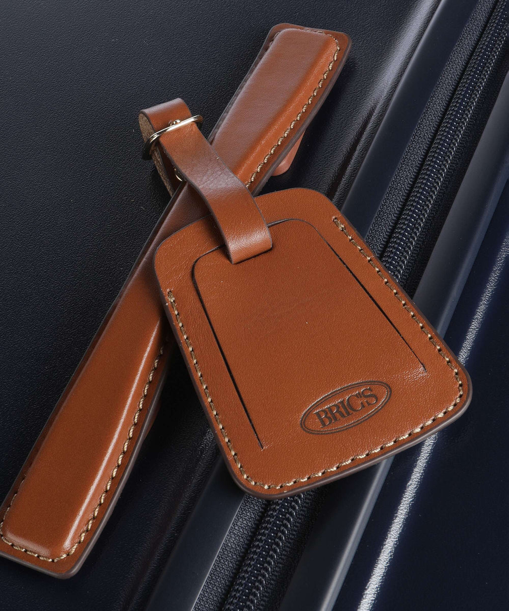 Brics Bellagio Spinner (4 wheels) blue/tan