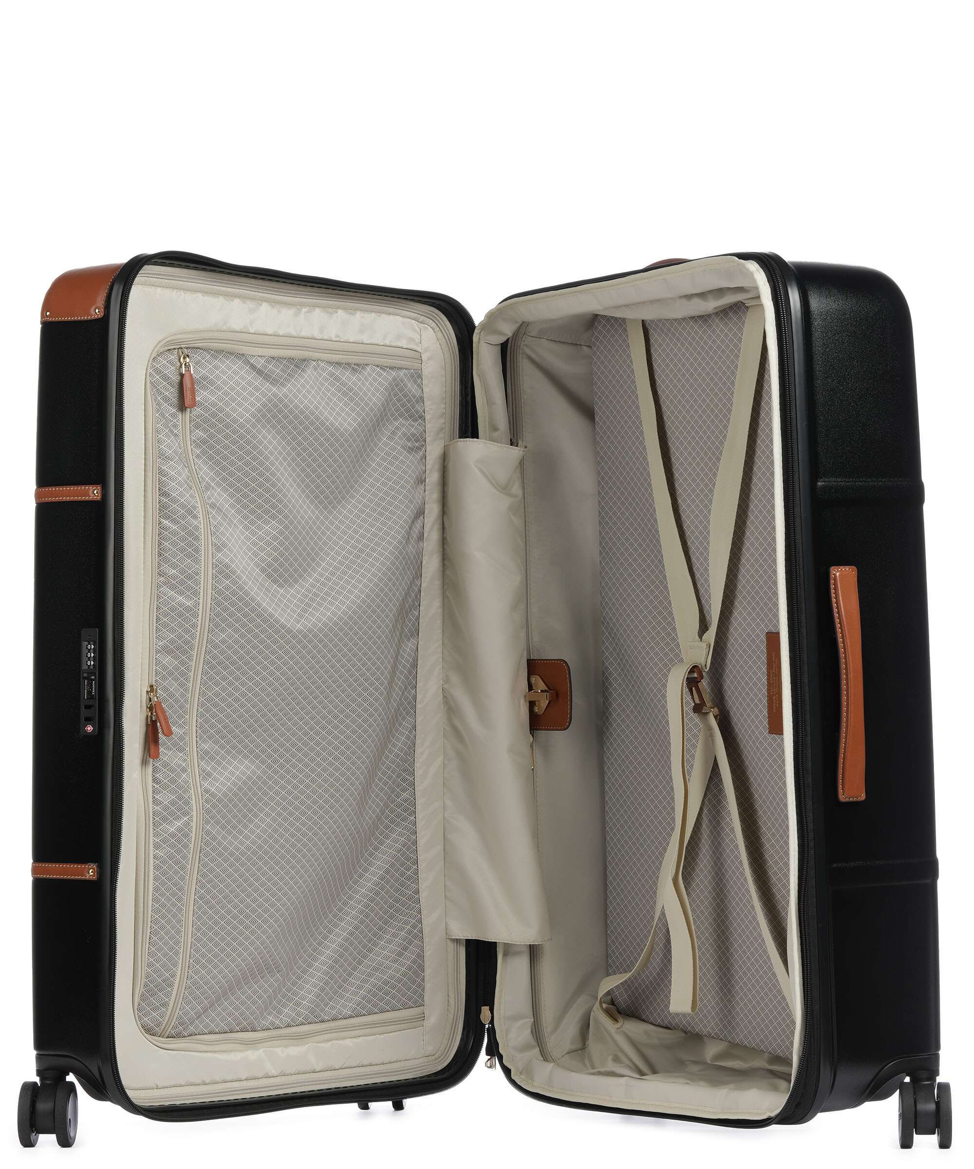 Brics Bellagio Spinner (4 wheels) black/tan