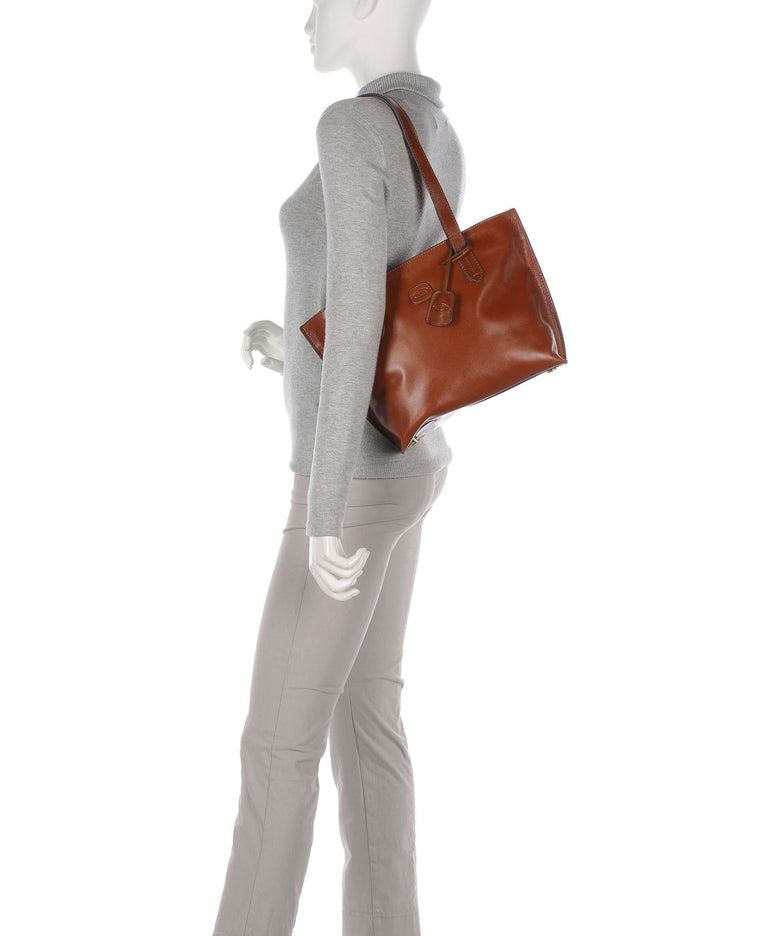 Brics Volterra S Tote bag tobacco